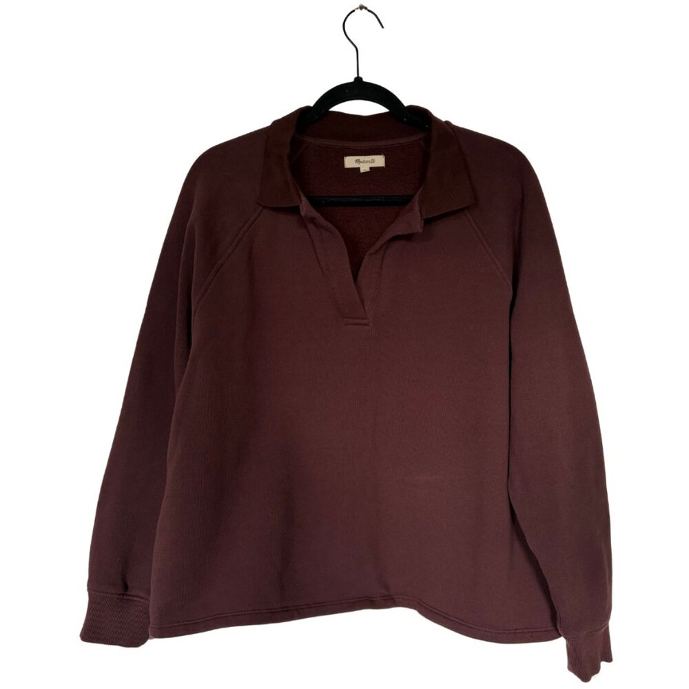 Madewell | Betterterry Polo Sweatshirt - Size L
